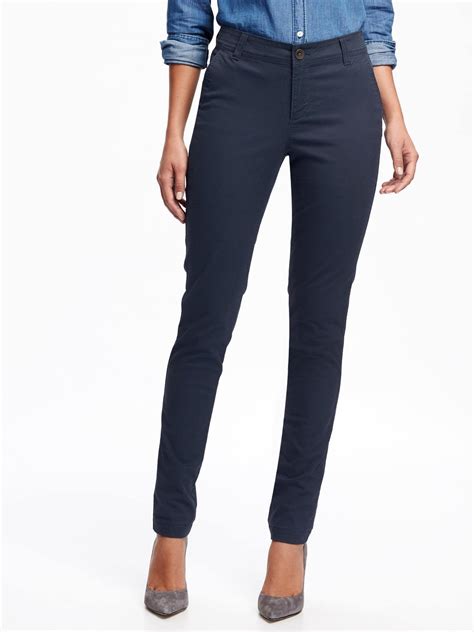 navy blue chinos ladies.